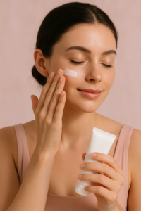 Daily sunblock is the key to youthful, healthy-looking skin.
